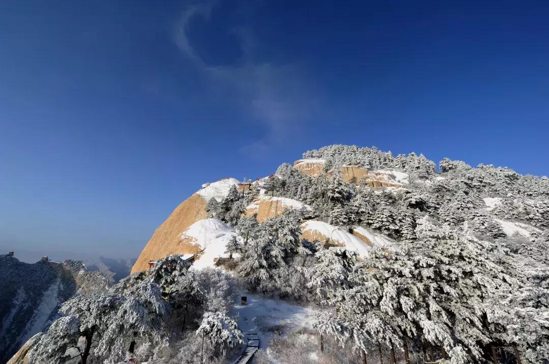 冬游华山,冬游华山景区