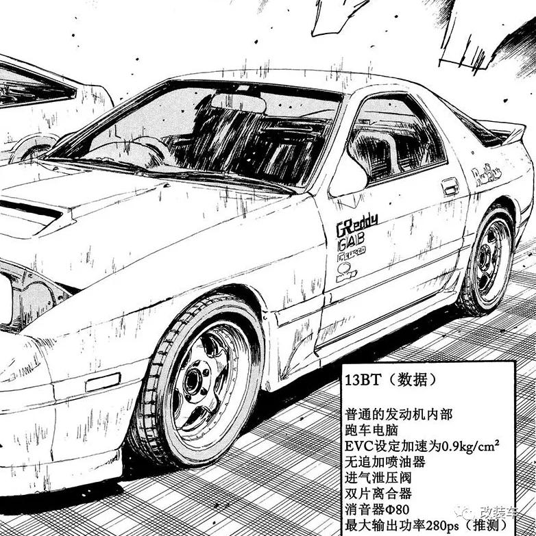 头文字d的jdm车型盘点,改jdm风格