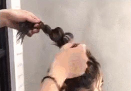 50岁洋气马尾扎法,清纯高马尾怎么扎