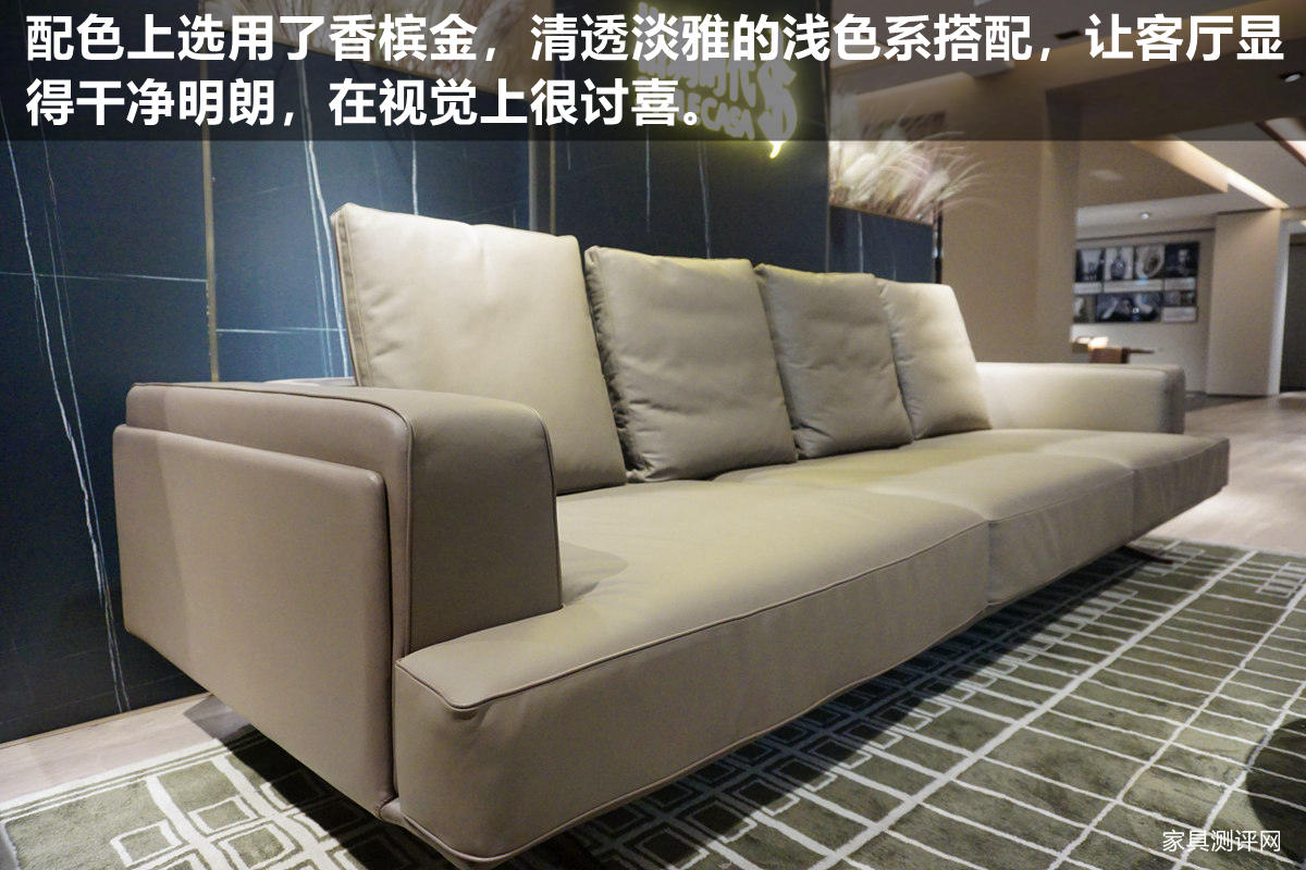 格调沙发测评：规整简约风，素雅的轻奢（时代系列：PS586）