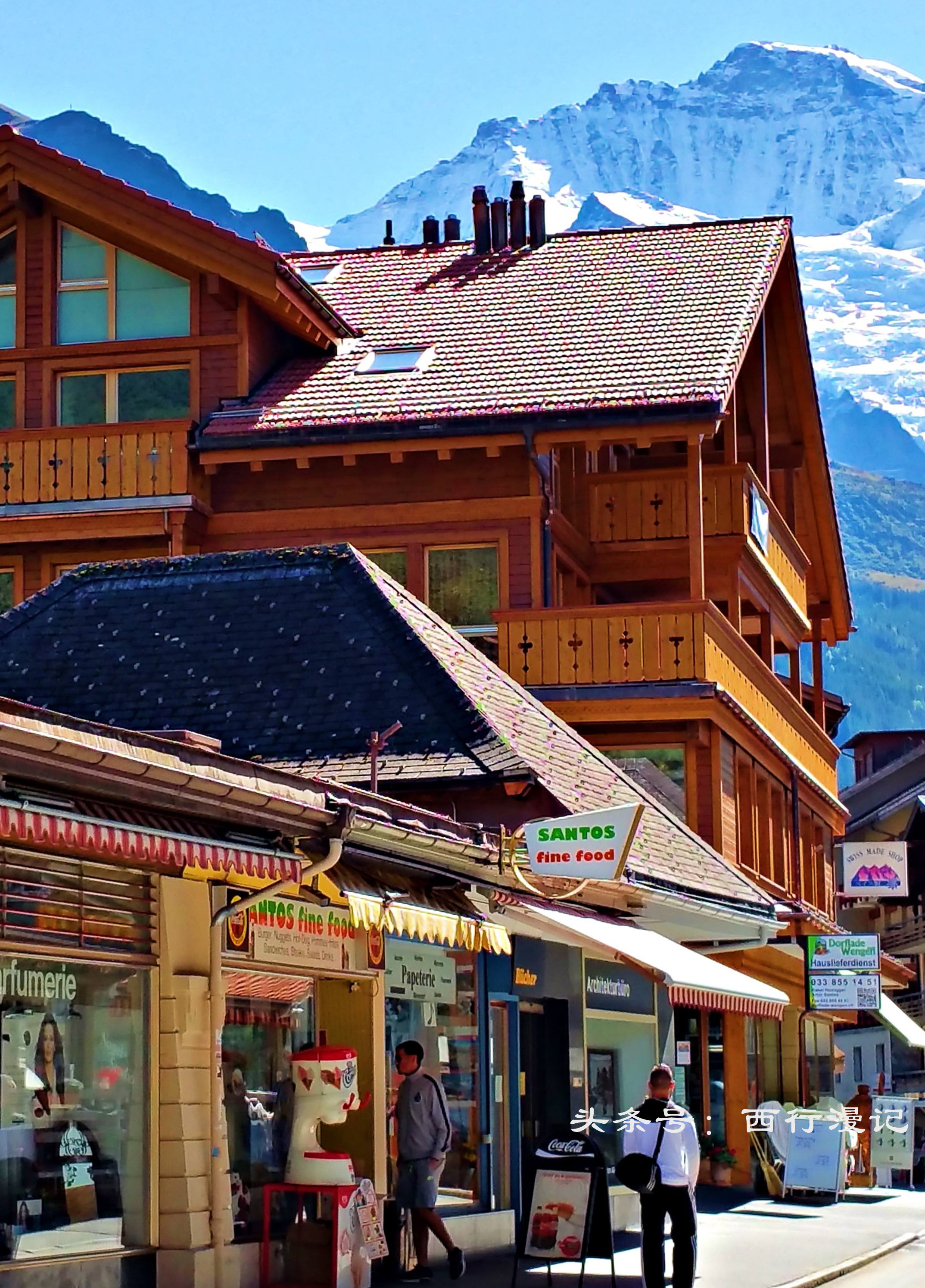 瑞士风景绝美的山,瑞士绝美的山村风光