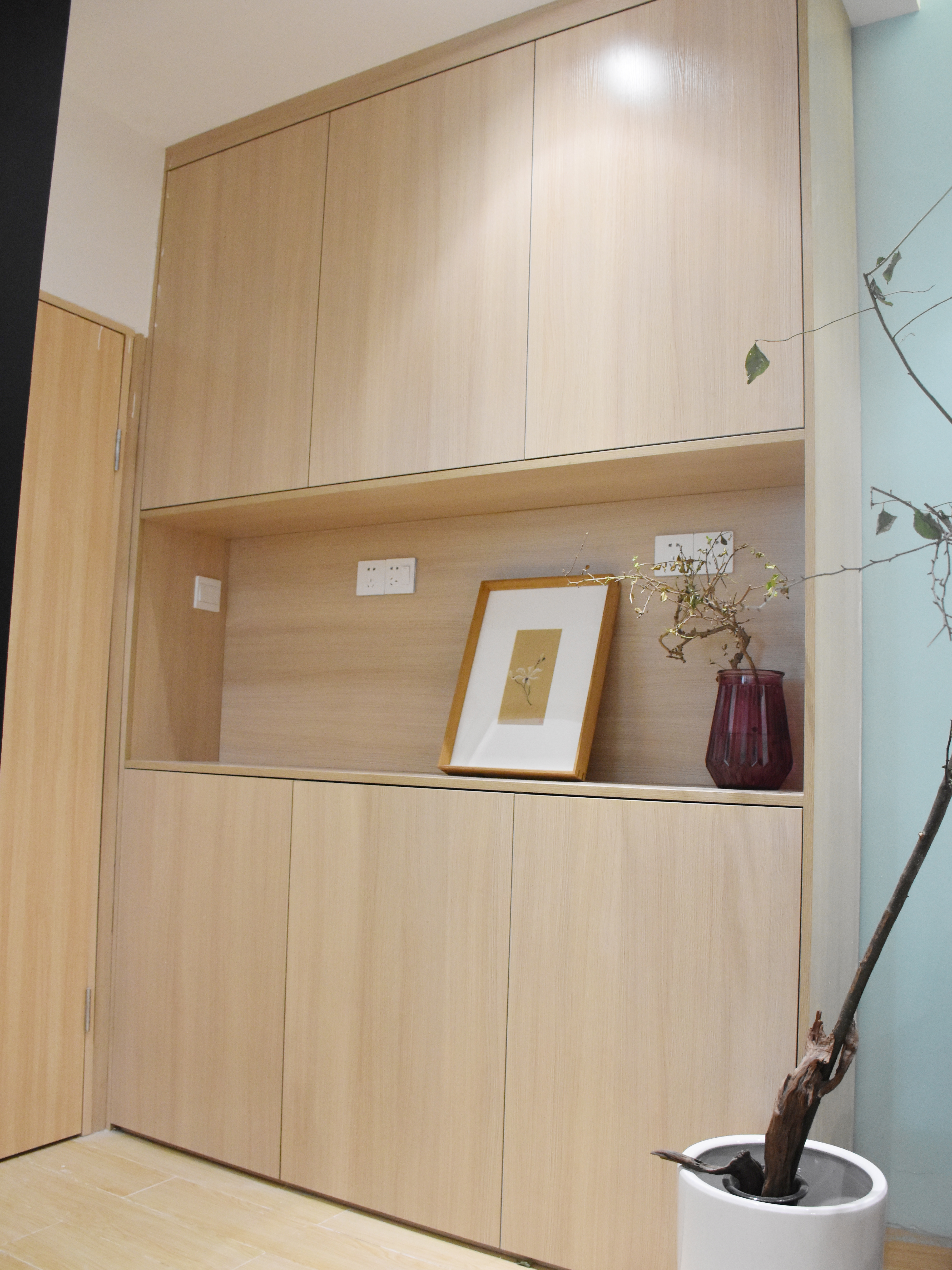 中式装修鞋柜设计效果图,入户鞋柜位置设计案例