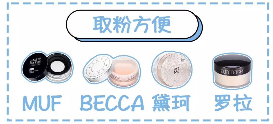 10款超好用的散粉,最好用的十款散粉