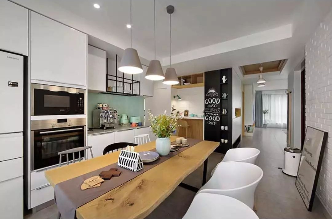 北欧简约风主卧婚房,小户型北欧风格婚房装修