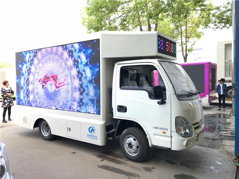 小型led广告宣传车厂家,福田广告宣传车led屏操作顺序