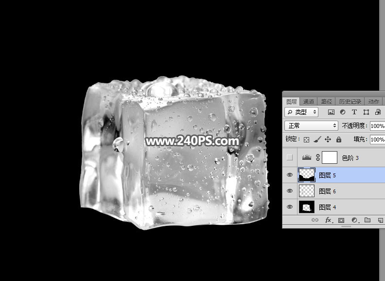 ps蒙版透明冰块教程,ps如何制作冰块效果