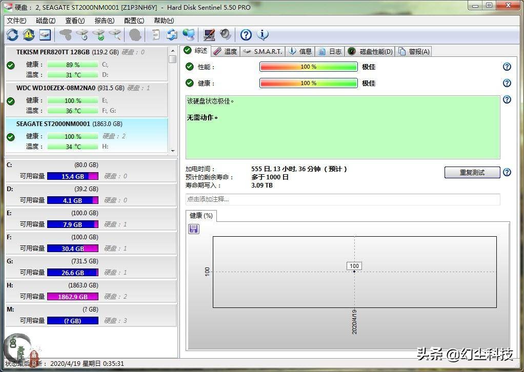 拆机服务器硬盘,100元左右的2t机械硬盘