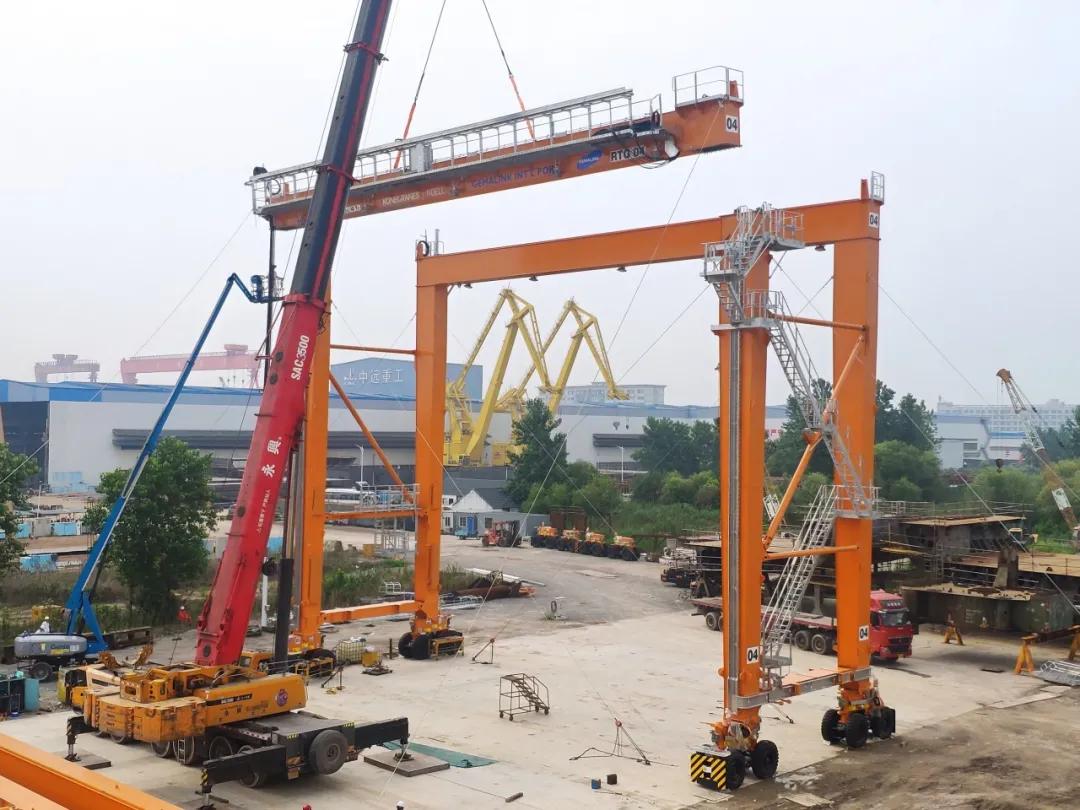 18台RTG出海啦!南通中远重工完成科尼公司RTG项目