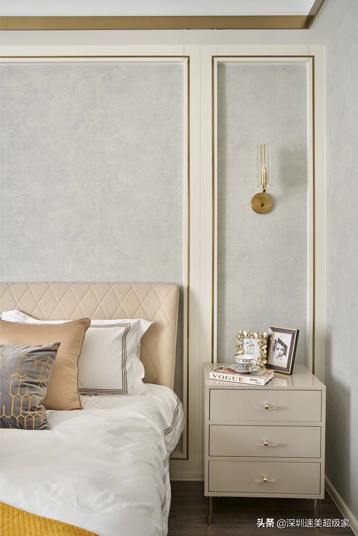 深圳大平层装修现代轻奢高级感,港式装修风格深圳