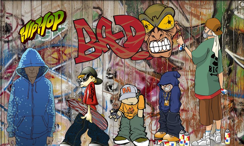 从《壁中精灵》出发,看游戏与现实中的街头涂鸦文化有何区别