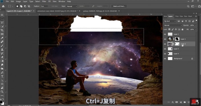 ps人物和风景合成,ps怎么合成有创意的场景