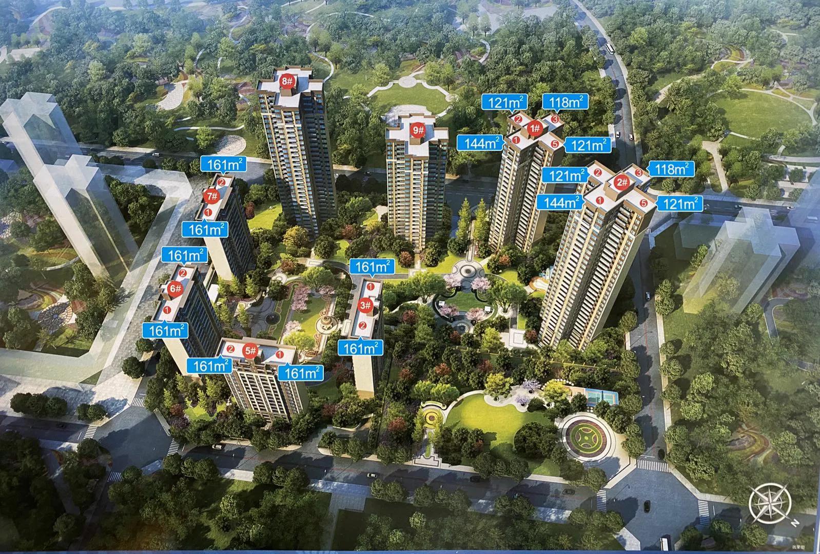 温江鹭湖宫八区实景图,温江鹭湖宫17区房子立体图