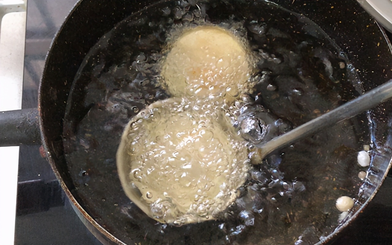 上海小吃早餐油墩,老上海传统小吃油墩子