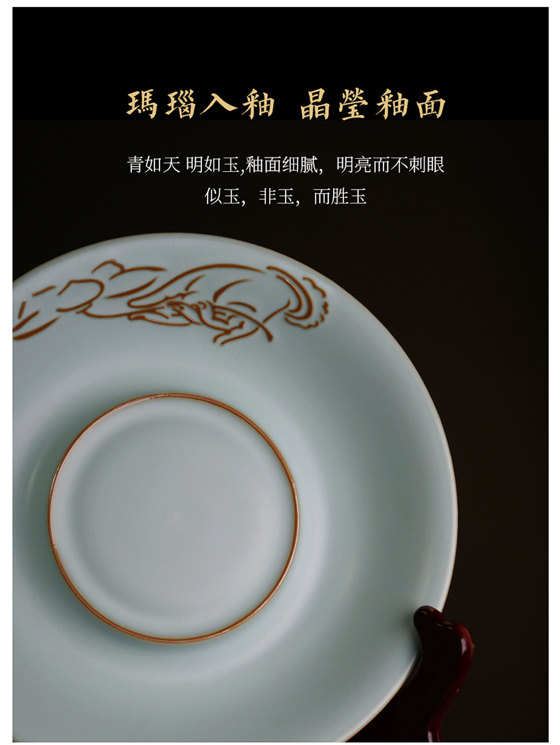 顶级干泡重浮雕禅意茶盘全套,佛手拈花乌金石茶盘