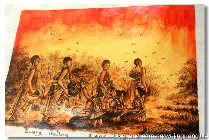 老挝最值得买的纪念品,老挝手工纸工艺品