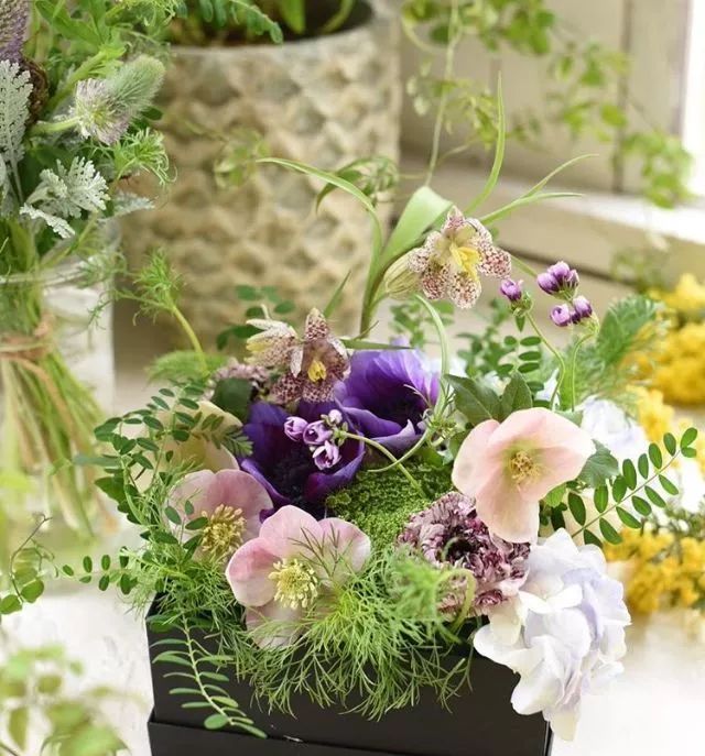 日本顶级花艺欣赏,日本花店布置图片