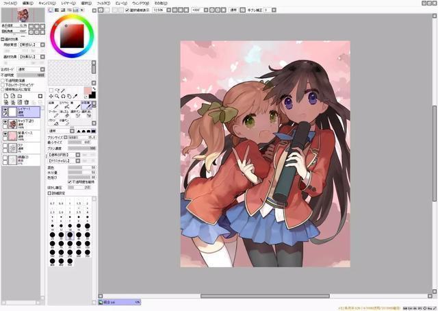 板绘sai伪厚涂上色,sai厚涂板绘人物