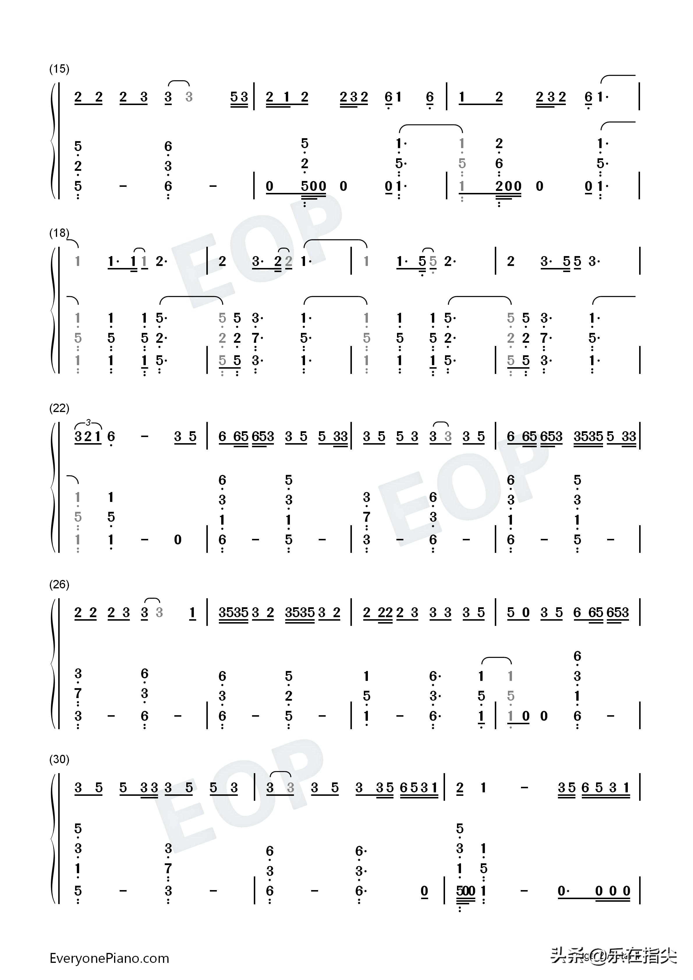 JesusInLA-简谱五线谱钢琴谱电子琴谱