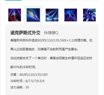 英雄联盟泰隆中单强势英雄,英雄联盟泰隆中单强势英雄玩法