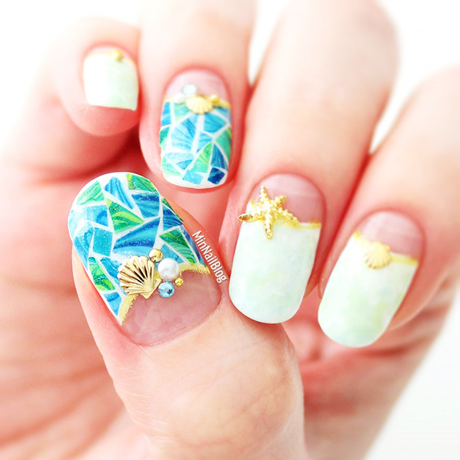 夏季女神美甲,夏季女神指甲