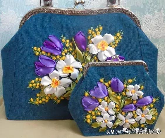 绣一朵花要多久,丝带绣的扭转绣针法