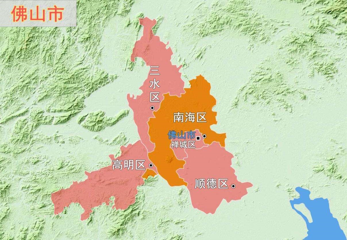 2019年广东佛山市，终于成为珠江三角洲地区第三座超1万亿元城市