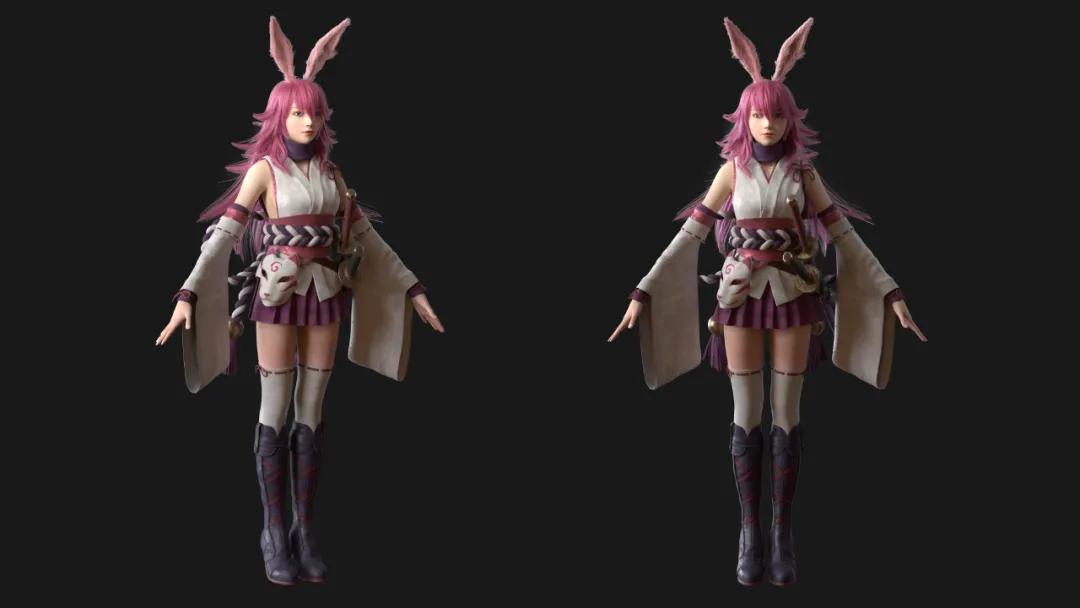 NPR到PBR八重樱二次设计创作