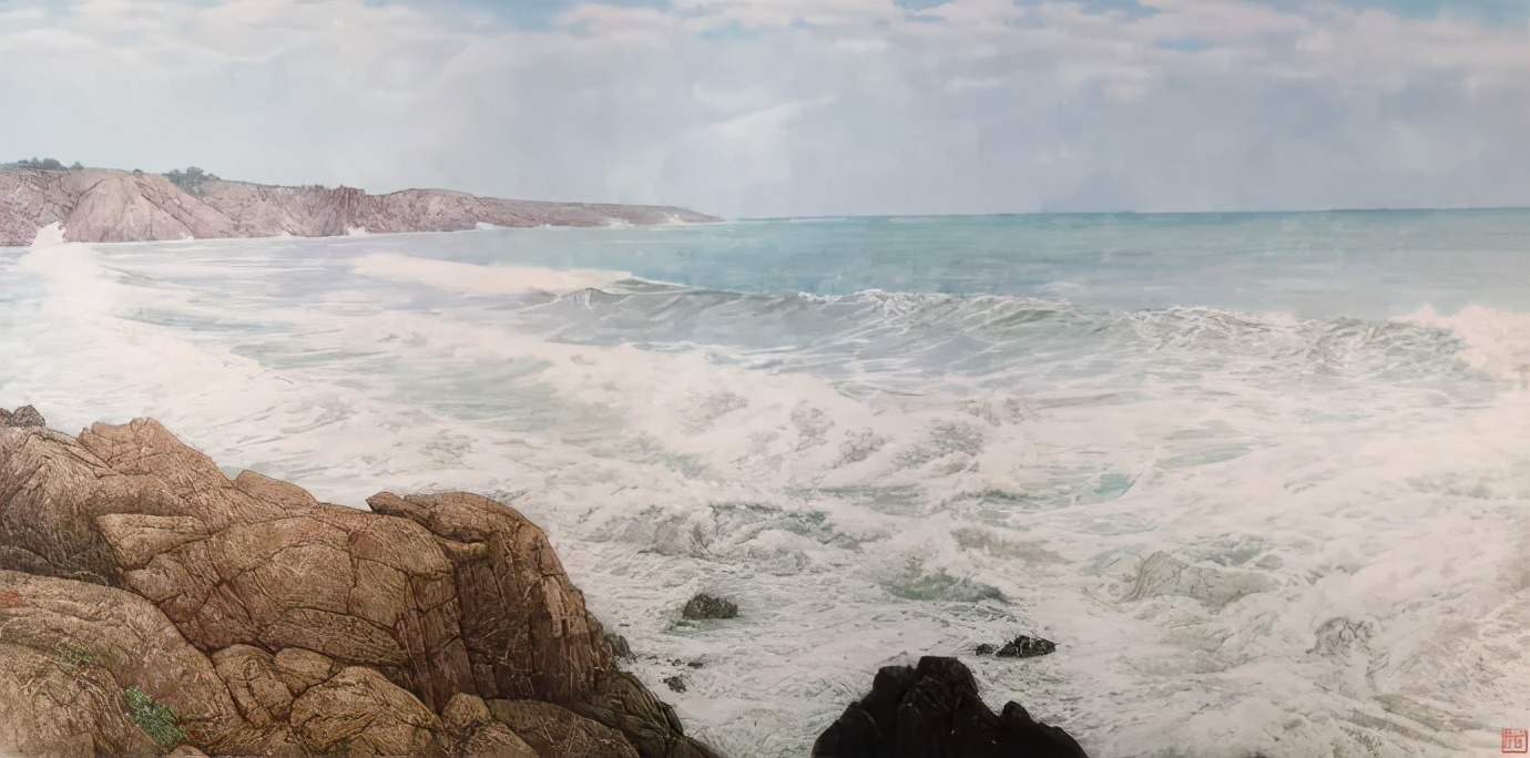 他不是美协会员，也从未参加过美展，作品却越来越引人注目