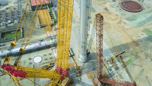 中国超级吊装机械视频,超级起重机中国