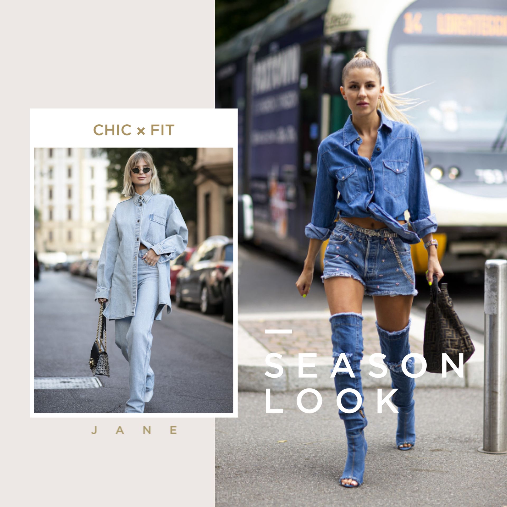 牛仔衬衫不会搭配?最in的“搭配灵感”送你,夏天这样穿真有范儿