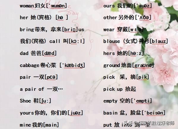 小学英语“单词表+音标”！给孩子贴墙上背熟，初中都领先一大截