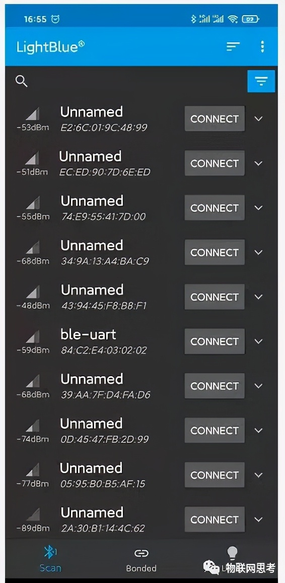 几款常用的ble调试app(nRFConnect、BLE调试助手、LightBlue)