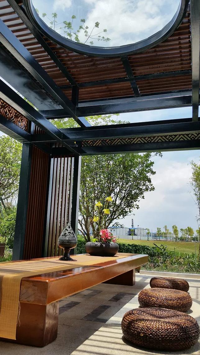 庭院景观亭效果图大全,庭院廊亭设计