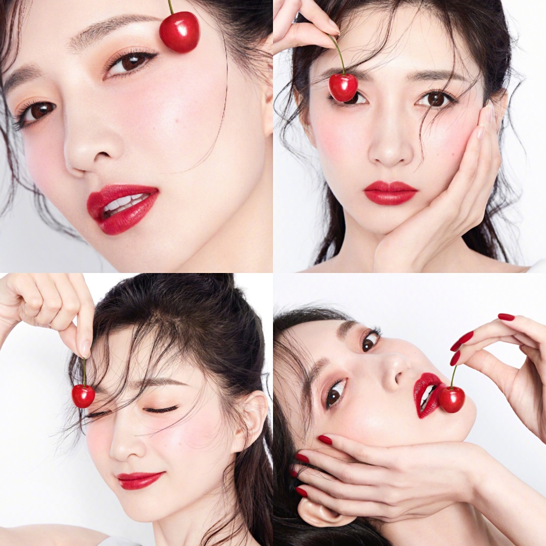 清爽夏日葡萄汽水妆,适合春天的果汁妆