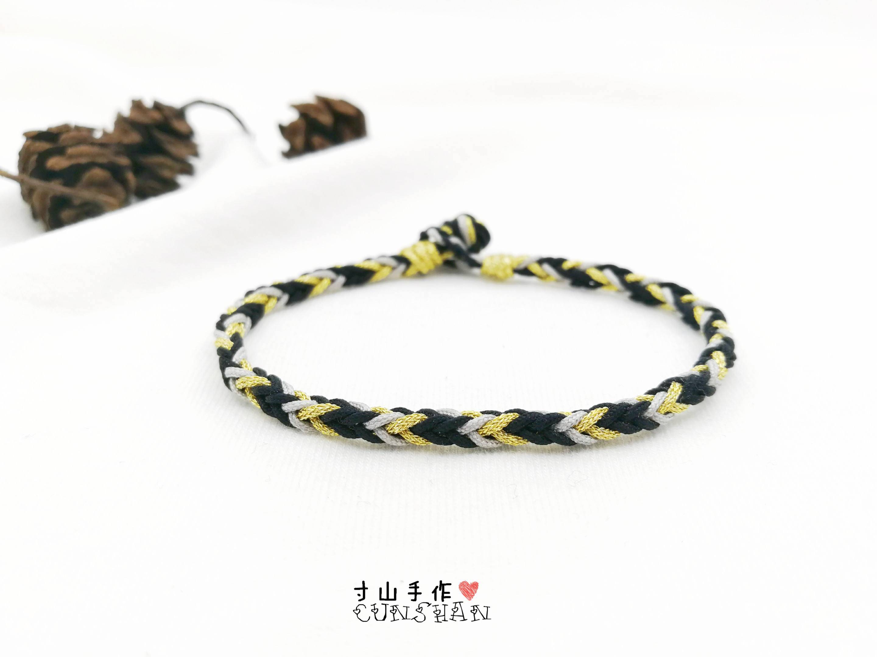 文玩手串绳教程,怎样快速编手链上的绳结视频