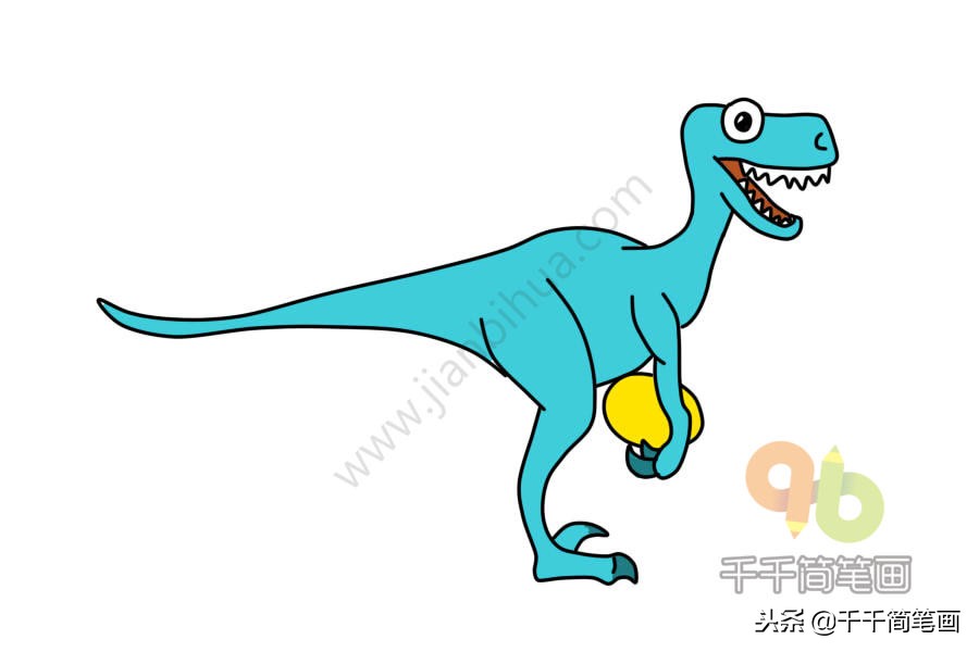 简笔画飞天恐龙带翅膀的恐龙,恐龙简笔画幼儿教学