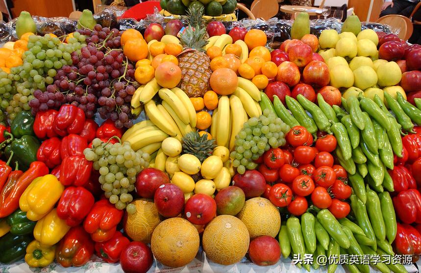 关于food的英语单词,食物英文阅读资源