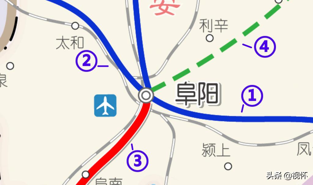 淮南和蚌埠城际铁路,淮南市未来高铁四个站