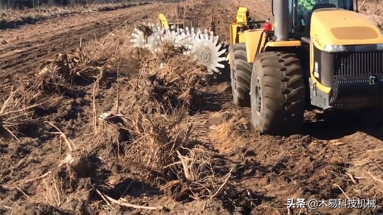 发明树桩拉拔机视频,德国最牛逼的树桩拉拔机