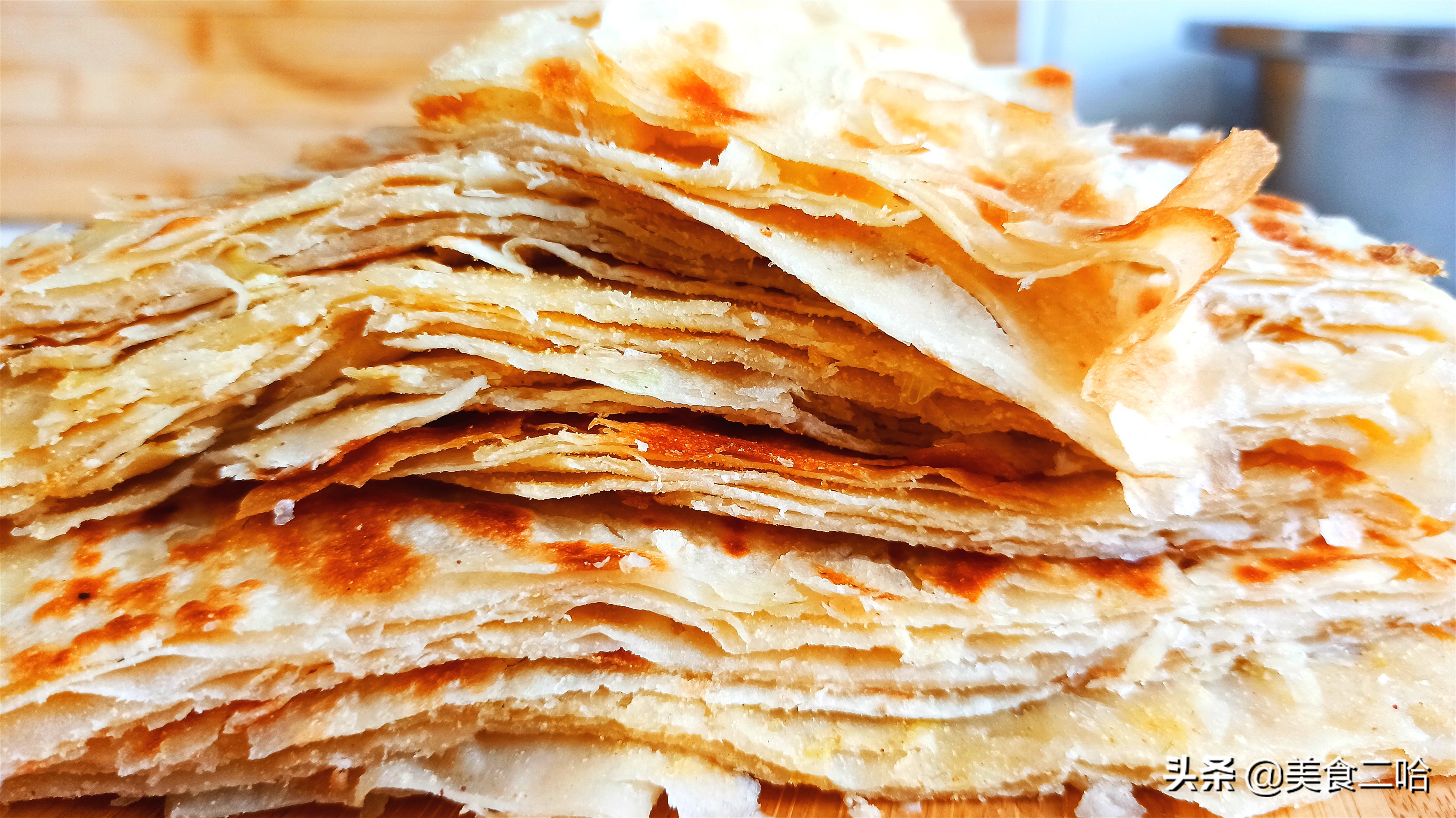 千层葱花饼怎么做酥脆松软有层次,千层葱花饼怎么做可以放冰箱保存