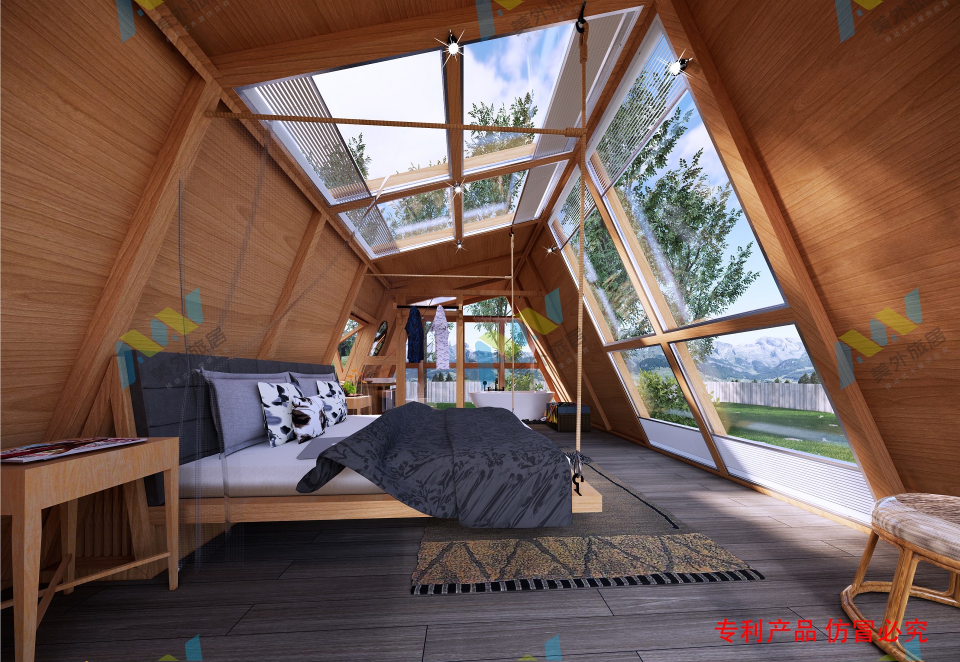 农庄木屋民宿推荐,网红木屋民宿效果图