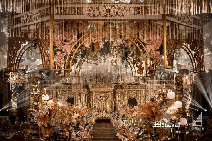 莫奈宫廷风婚礼,神秘梦幻的法式莫奈花园婚礼