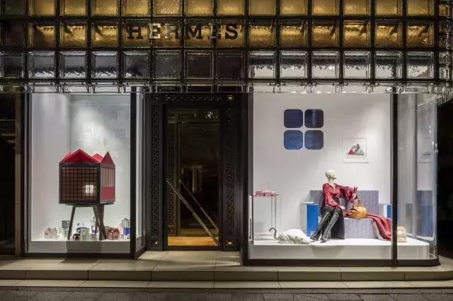 2016年成都爱马仕橱窗,爱马仕东京银座橱窗设计