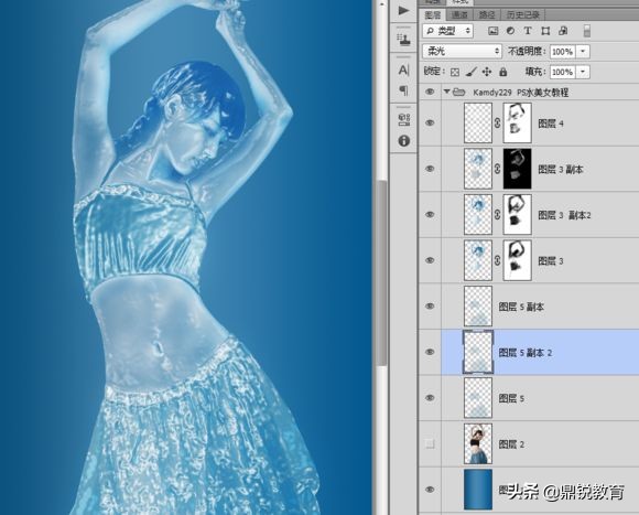 ps怎么做透明气泡人,ps怎么把人物做成水人