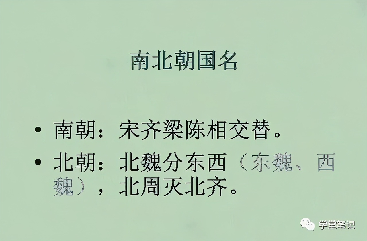 朝代背诵口诀春秋两晋南北朝,中国历史朝代顺口溜快速背诵口诀