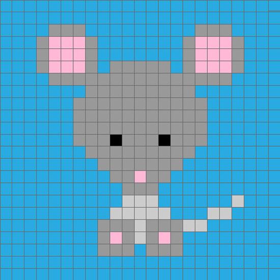 钩针钩的十二生肖图解,十二生肖钩针图解