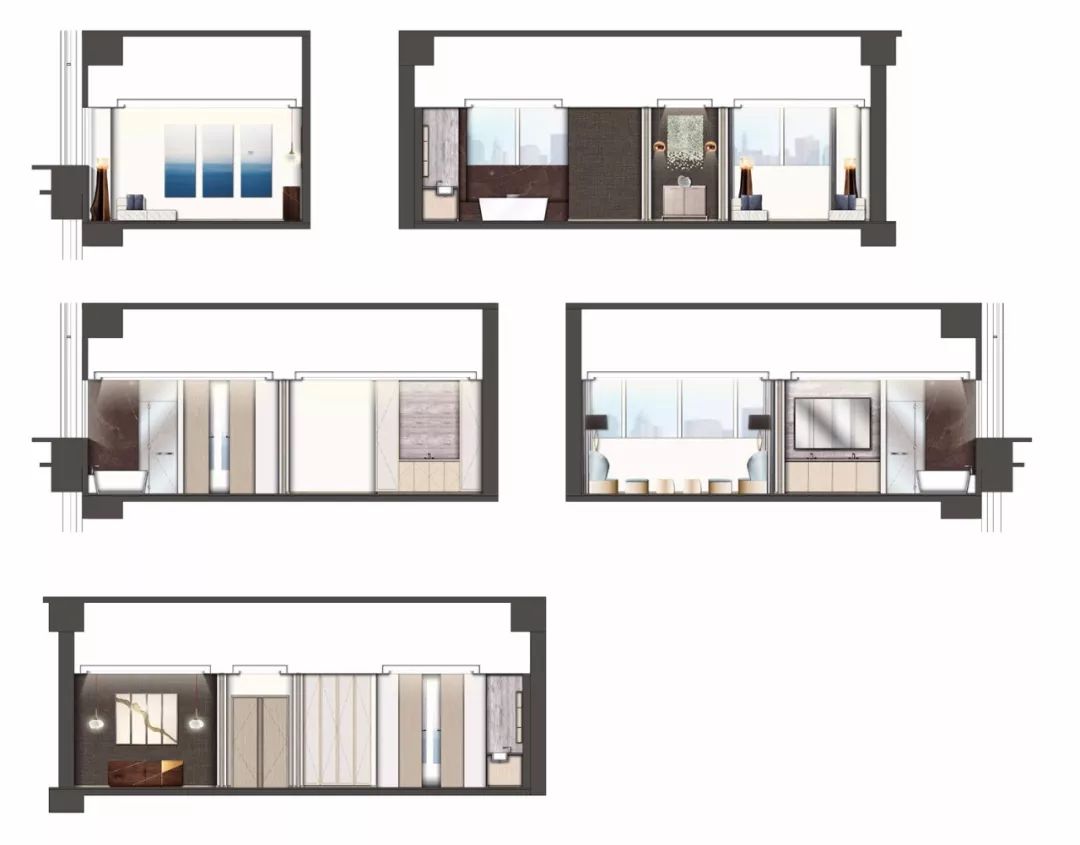 室内设计ps彩色平面图素材下载,ps室内平面图图库