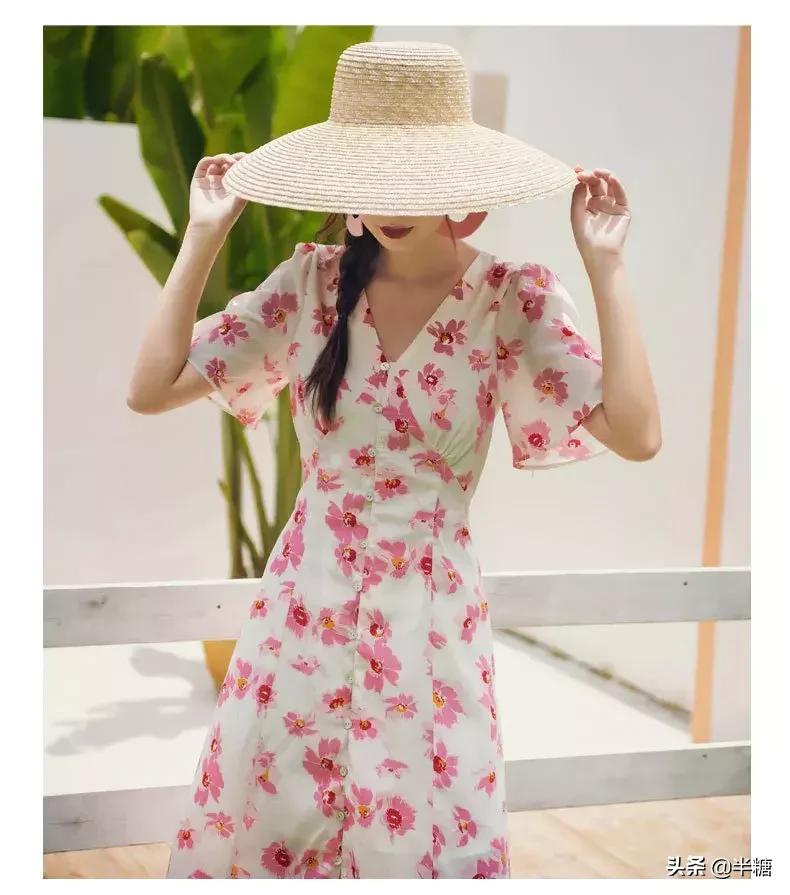 连衣裙海边度假沙滩裙超仙,超美海边度假裙