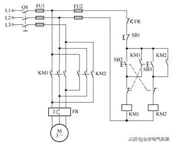 电动机综合保护器电路图及接线图,两台电动机顺序启动逆序停止电路图