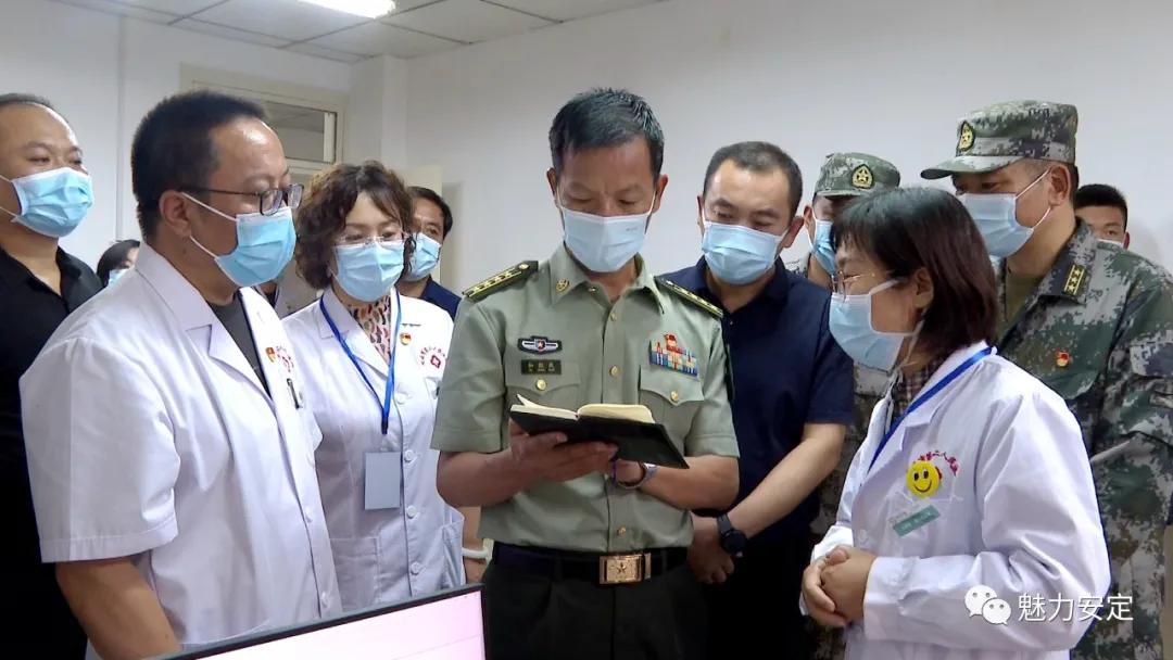 区领导检查征兵体检工作的问题,视察指导征兵体检工作新闻